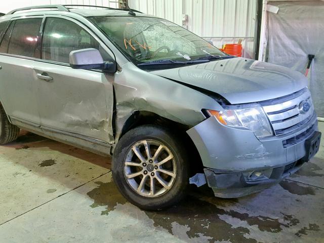 2FMDK48C47BA79419 - 2007 FORD EDGE SEL SILVER photo 9