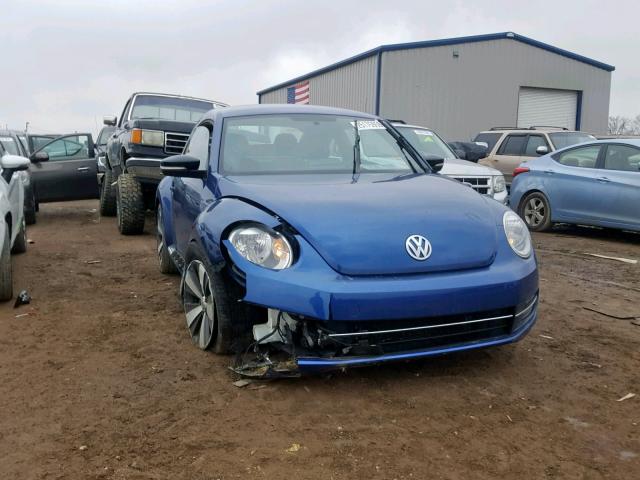 3VWV67AT6DM603671 - 2013 VOLKSWAGEN BEETLE TUR BLUE photo 1