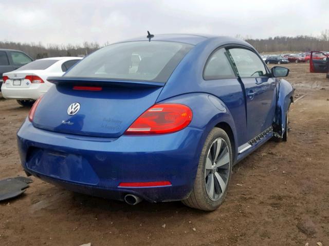 3VWV67AT6DM603671 - 2013 VOLKSWAGEN BEETLE TUR BLUE photo 4