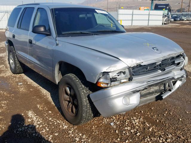 1D4HS38N23F535785 - 2003 DODGE DURANGO SP SILVER photo 1