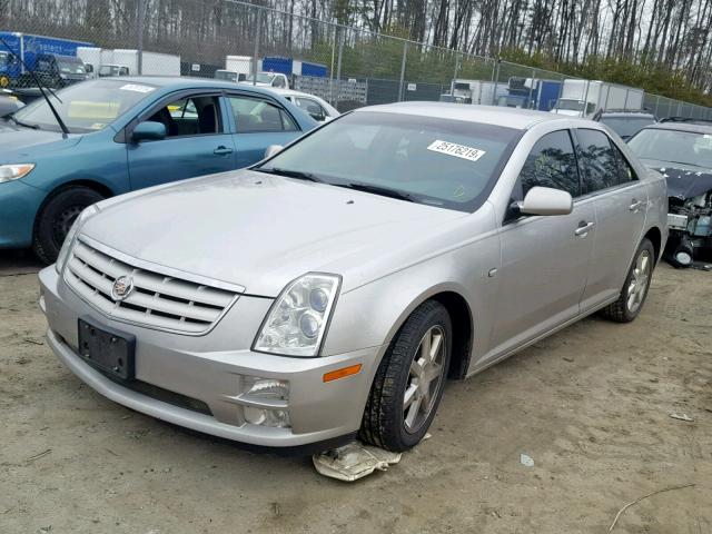 1G6DW677650118361 - 2005 CADILLAC STS SILVER photo 2