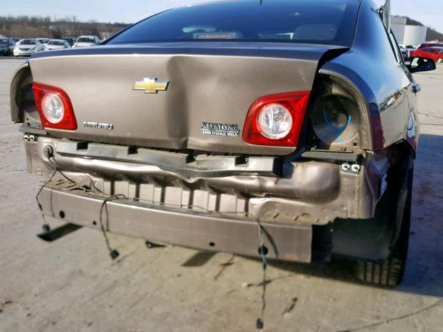 1G1ZB5EB7AF112214 - 2010 CHEVROLET MALIBU LS TAN photo 9