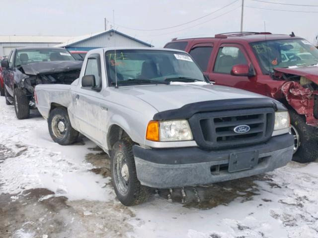 1FTYR10D04PB65576 - 2004 FORD RANGER SILVER photo 1