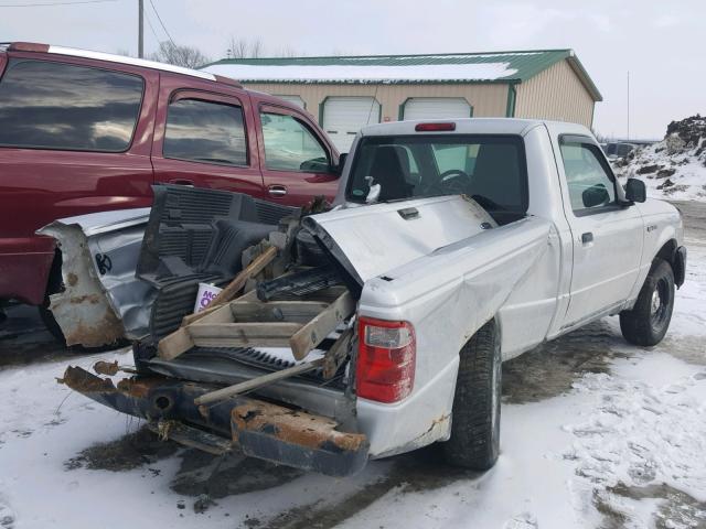 1FTYR10D04PB65576 - 2004 FORD RANGER SILVER photo 4