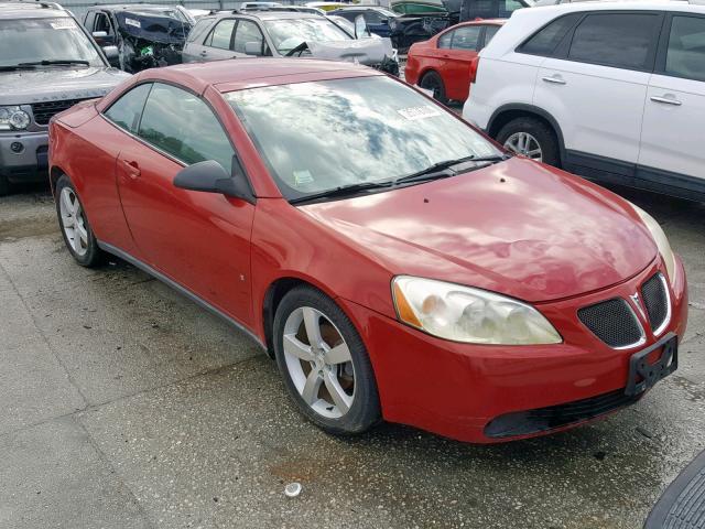 1G2ZH361774181722 - 2007 PONTIAC G6 GT RED photo 1