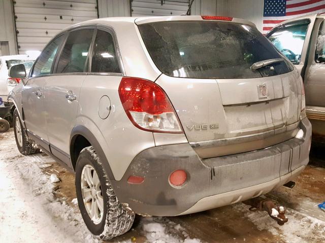 3GSCL33P48S661473 - 2008 SATURN VUE XE SILVER photo 3