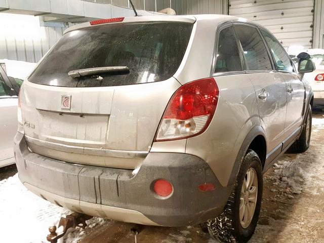3GSCL33P48S661473 - 2008 SATURN VUE XE SILVER photo 4