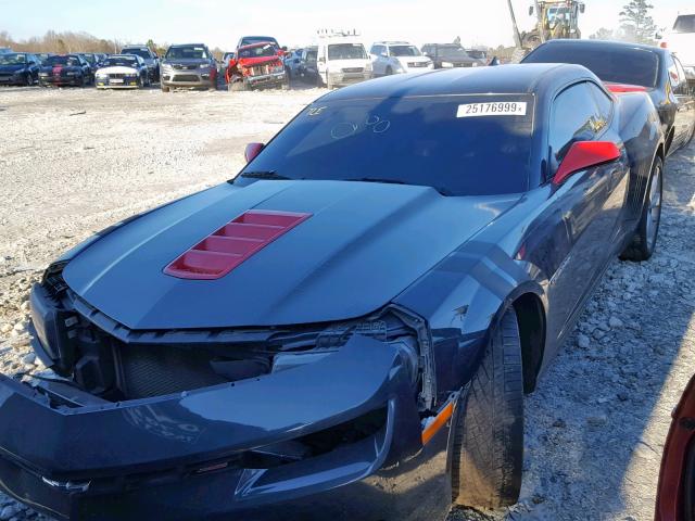 2G1FK1EJ4E9273038 - 2014 CHEVROLET CAMARO 2SS GRAY photo 2