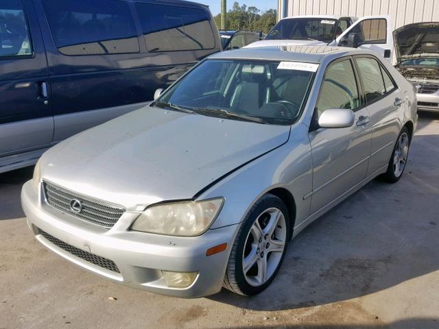 JTHBD182410033396 - 2001 LEXUS IS 300 SILVER photo 2