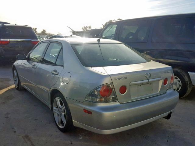 JTHBD182410033396 - 2001 LEXUS IS 300 SILVER photo 3