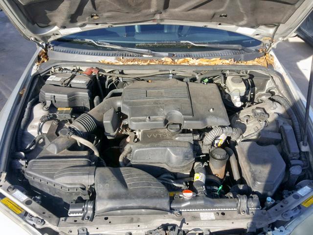 JTHBD182410033396 - 2001 LEXUS IS 300 SILVER photo 7