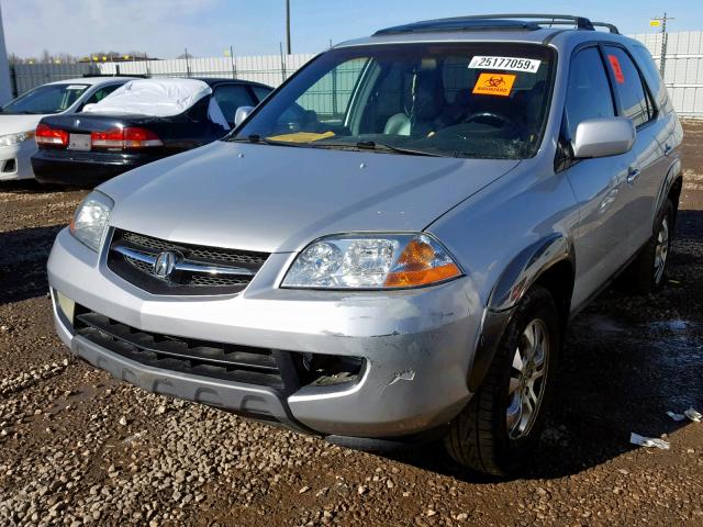 2HNYD18623H535136 - 2003 ACURA MDX TOURIN SILVER photo 2