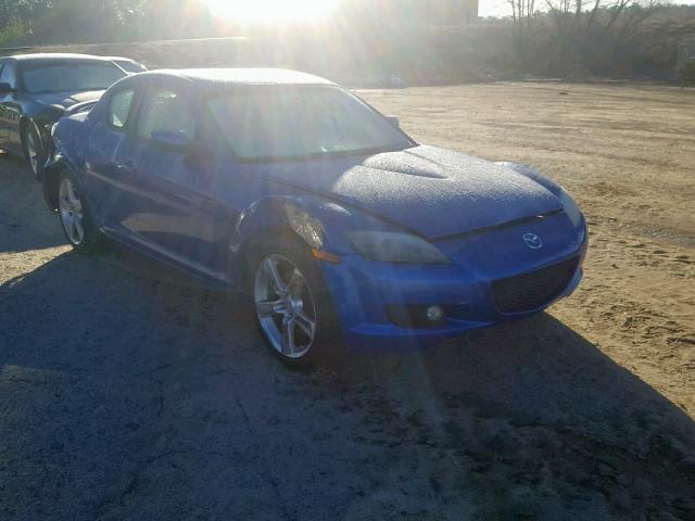 JM1FE17N840123358 - 2004 MAZDA RX8 BLUE photo 1