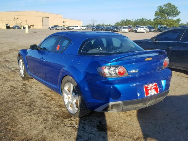 JM1FE17N840123358 - 2004 MAZDA RX8 BLUE photo 3