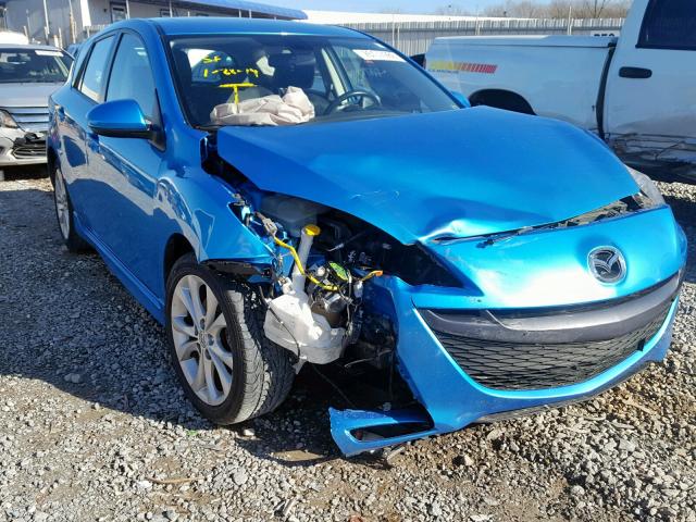 JM1BL1H5XA1283993 - 2010 MAZDA 3 S BLUE photo 1