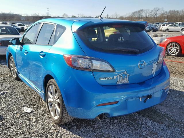 JM1BL1H5XA1283993 - 2010 MAZDA 3 S BLUE photo 3