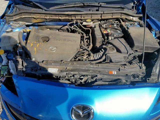 JM1BL1H5XA1283993 - 2010 MAZDA 3 S BLUE photo 7