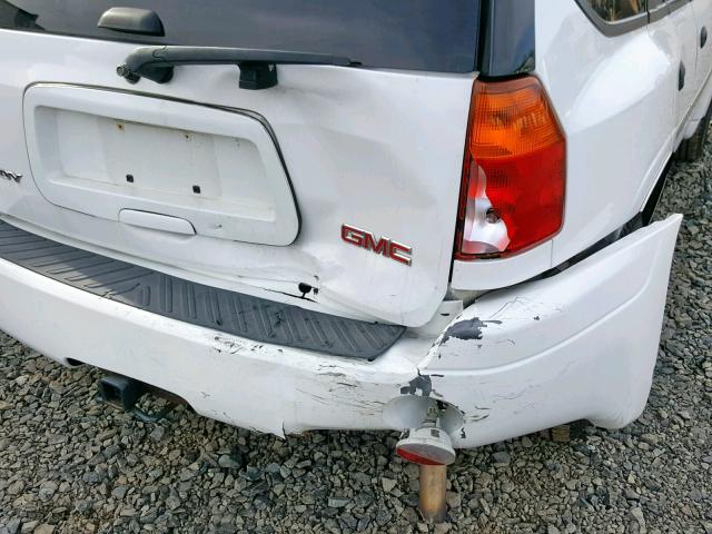 1GKDT13S682195070 - 2008 GMC ENVOY WHITE photo 9