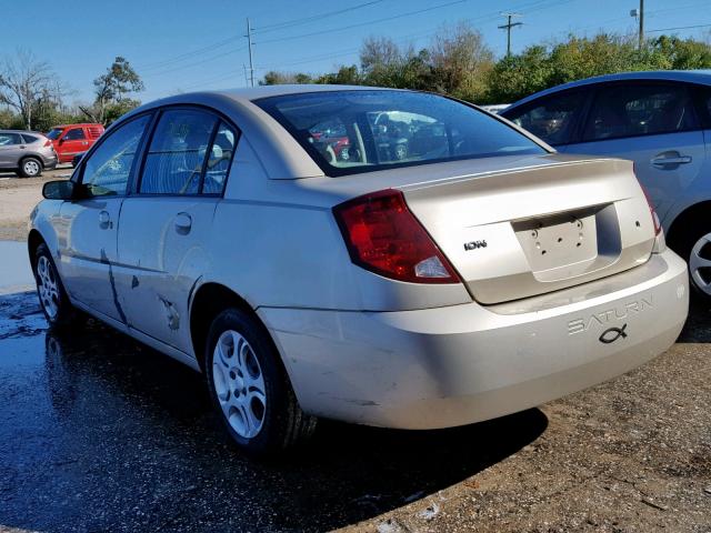 1G8AJ52F24Z125416 - 2004 SATURN ION LEVEL GOLD photo 3