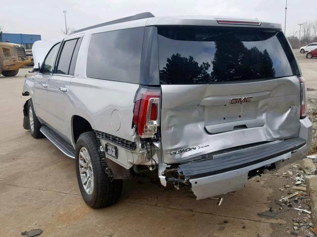 1GKS2GKCXJR160827 - 2018 GMC YUKON XL K SILVER photo 3