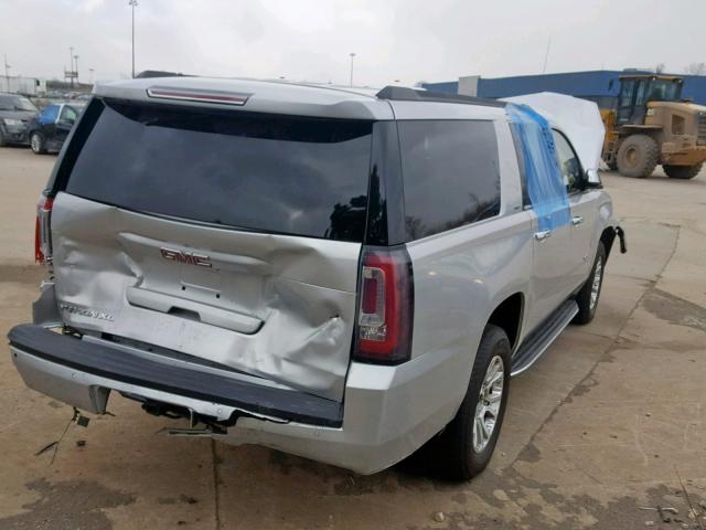 1GKS2GKCXJR160827 - 2018 GMC YUKON XL K SILVER photo 4