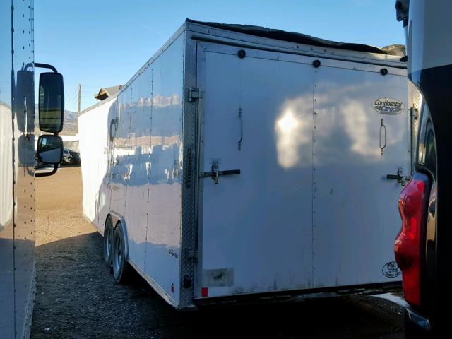 5NHUEHZ28JY076863 - 2018 CARGO TRAILER WHITE photo 3