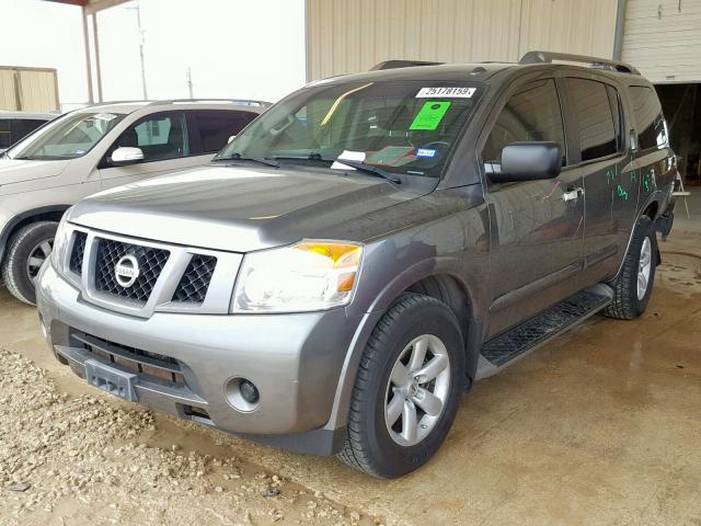 5N1BA0ND5DN606478 - 2013 NISSAN ARMADA SV SILVER photo 2