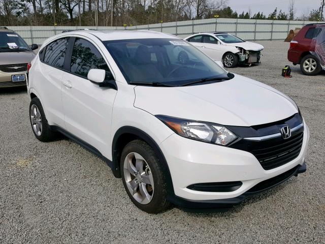 3CZRU5H37JM704485 - 2018 HONDA HR-V LX WHITE photo 1