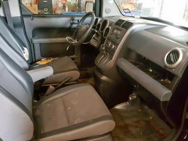 5J6YH28746L017457 - 2006 HONDA ELEMENT EX BLACK photo 5