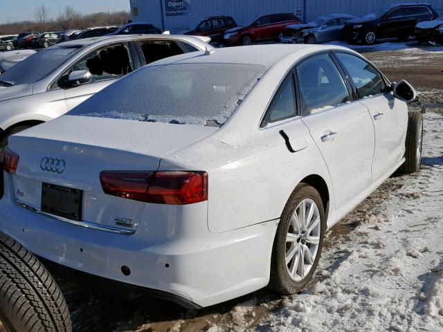 WAUGFAFC6GN008778 - 2016 AUDI A6 PREMIUM WHITE photo 4