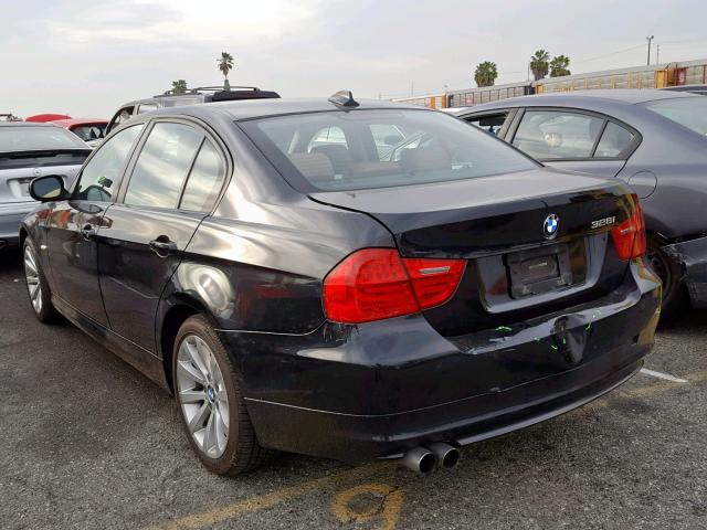 WBAPH5G53BNM83122 - 2011 BMW 328 I SULE BLACK photo 3