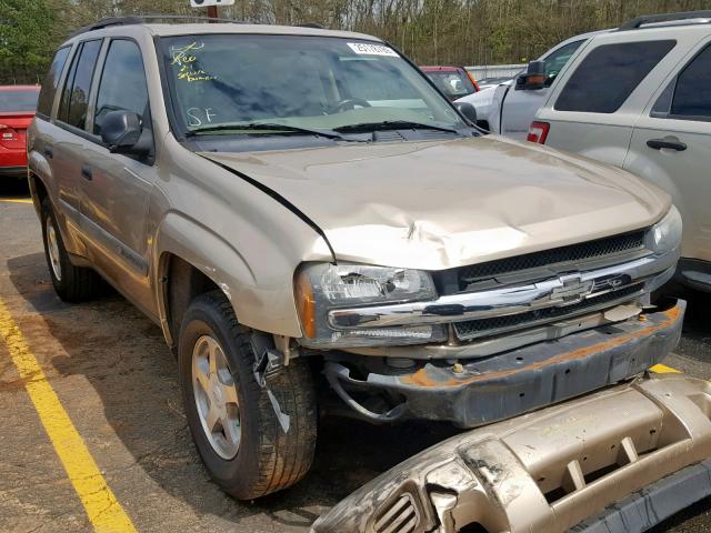 1GNDS13SX42342961 - 2004 CHEVROLET TRAILBLAZE TAN photo 1