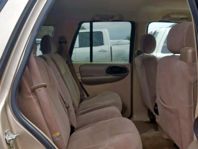 1GNDS13SX42342961 - 2004 CHEVROLET TRAILBLAZE TAN photo 6