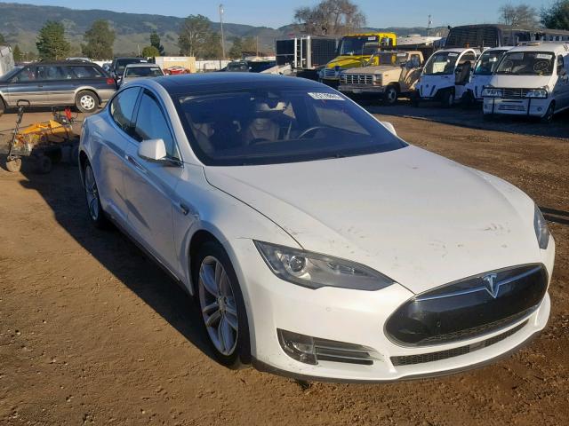 5YJSA1S10FF098958 - 2015 TESLA MODEL S 70 WHITE photo 1