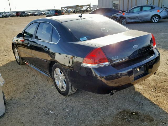 2G1WB5E38E1137843 - 2014 CHEVROLET IMPALA LIM BLACK photo 3