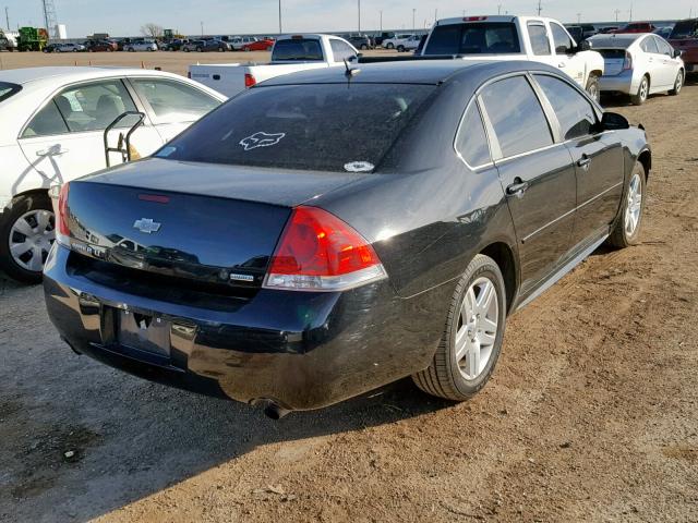 2G1WB5E38E1137843 - 2014 CHEVROLET IMPALA LIM BLACK photo 4