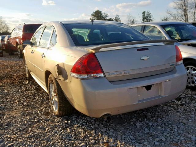 2G1WC5E31C1216460 - 2012 CHEVROLET IMPALA LTZ GOLD photo 3