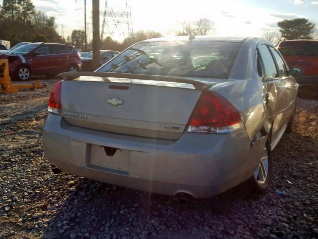 2G1WC5E31C1216460 - 2012 CHEVROLET IMPALA LTZ GOLD photo 4