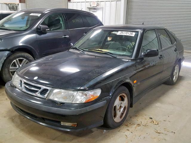 YS3DF55K812037092 - 2001 SAAB 9-3 SE BLACK photo 2