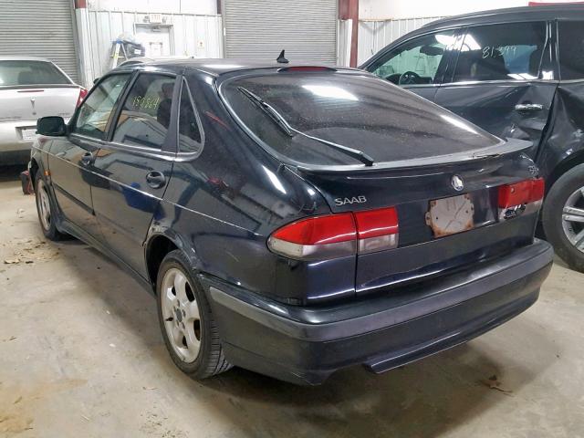 YS3DF55K812037092 - 2001 SAAB 9-3 SE BLACK photo 3