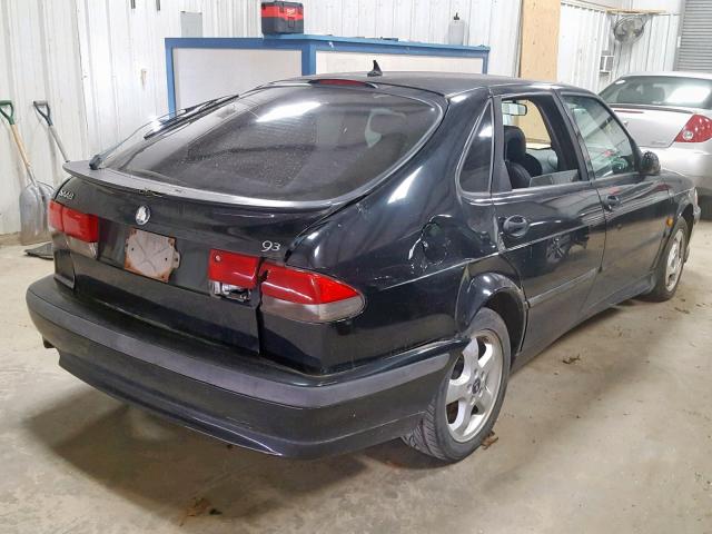 YS3DF55K812037092 - 2001 SAAB 9-3 SE BLACK photo 4