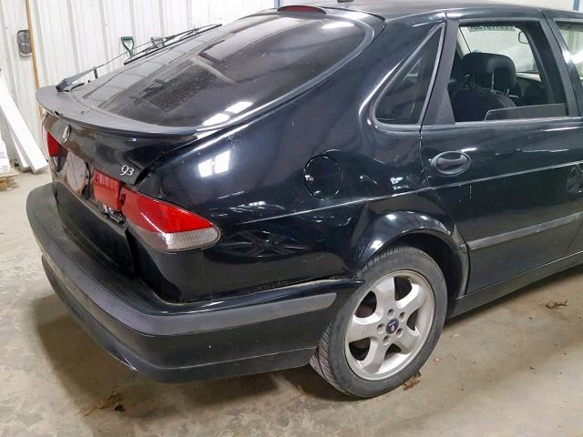 YS3DF55K812037092 - 2001 SAAB 9-3 SE BLACK photo 9