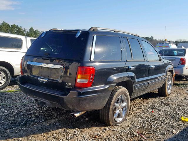 1J4GX58J72C149568 - 2002 JEEP GRAND CHER BLACK photo 4