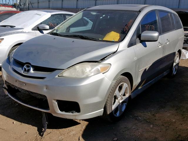 JM1CR293160122970 - 2006 MAZDA 5 GRAY photo 2