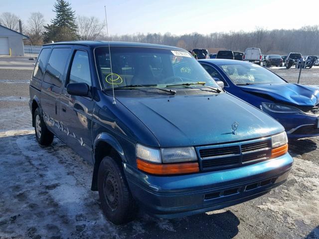 2B4GH2534SR162239 - 1995 DODGE CARAVAN GREEN photo 1