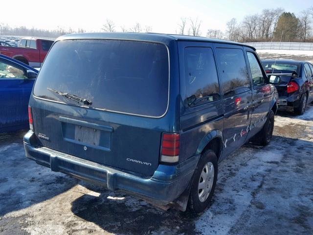 2B4GH2534SR162239 - 1995 DODGE CARAVAN GREEN photo 4