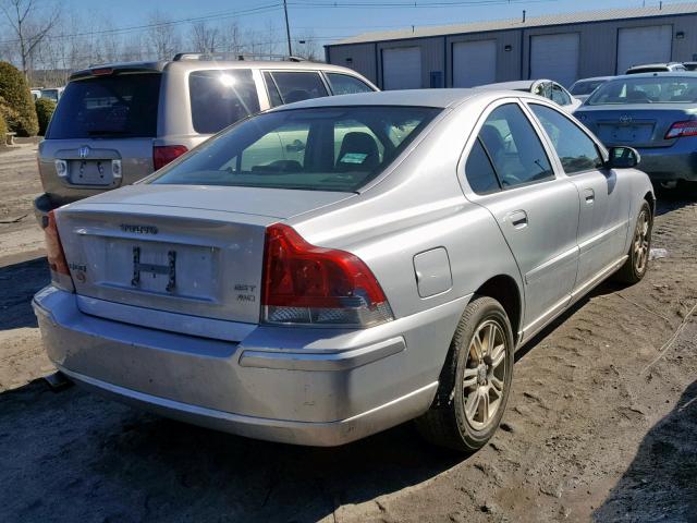 YV1RH592572608509 - 2007 VOLVO S60 2.5T GRAY photo 4