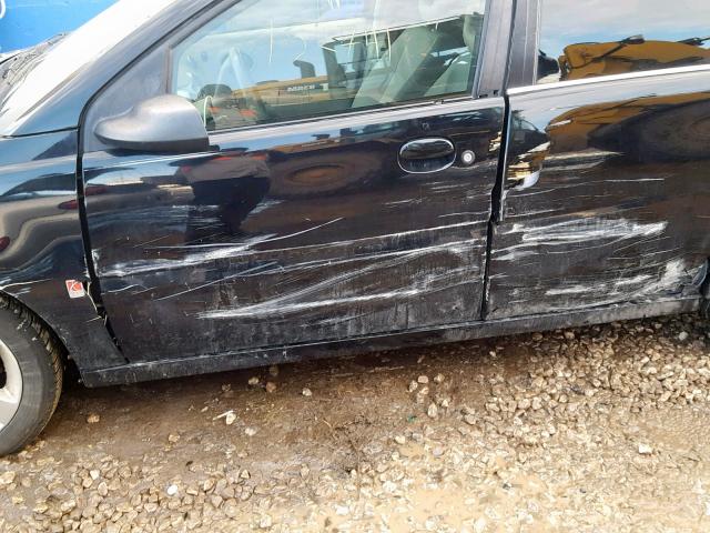 1G8AJ55F86Z179947 - 2006 SATURN ION LEVEL BLACK photo 9