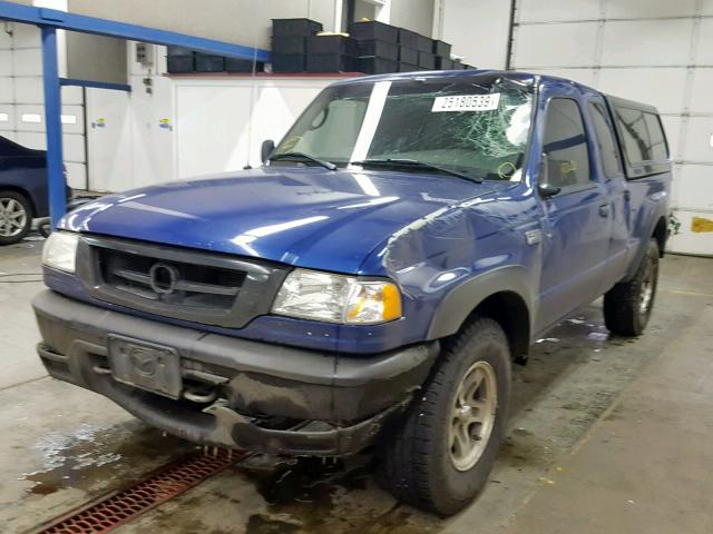 4F4ZR17E74TM05224 - 2004 MAZDA B4000 CAB BLUE photo 2