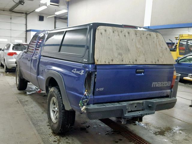 4F4ZR17E74TM05224 - 2004 MAZDA B4000 CAB BLUE photo 3